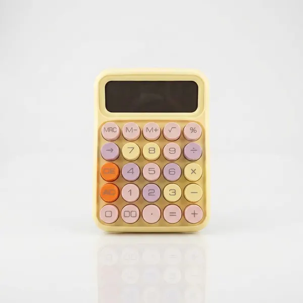Calculadora de Botones Colores Pastel