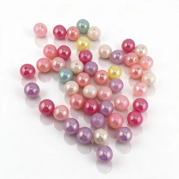 Pack de 100 Cuentas Perla en Colores Pastel