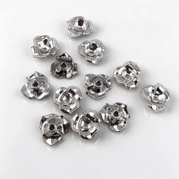 Pack de 100 Separadores Flor Plata