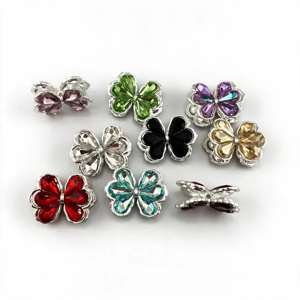 Pack 10 Moños con Cristales Mix