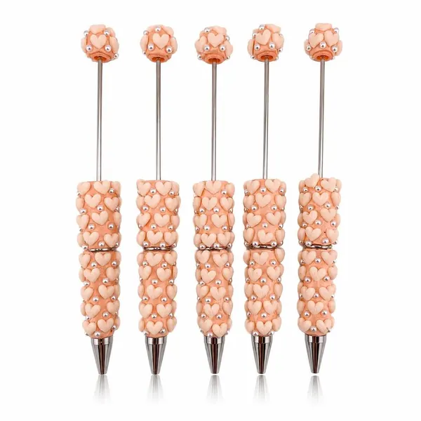 Pack de 5 Plumas con Corazones