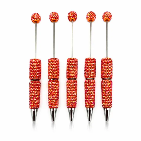 Pack 5 Plumas con Cristal Tornasol