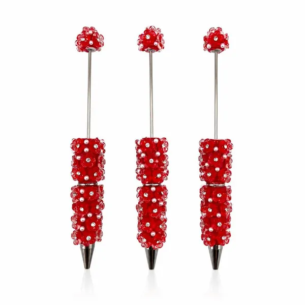 Pack 3 Plumas con Diseño de Flores
