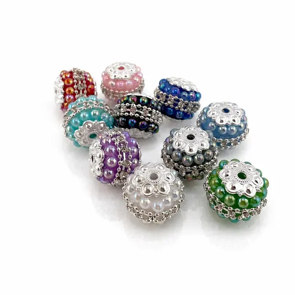 Pack 10 Cuentas Efecto Perlas