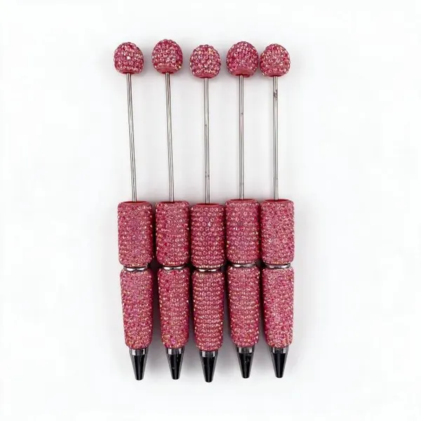 Pack 5 Plumas con Cristal Tornasol