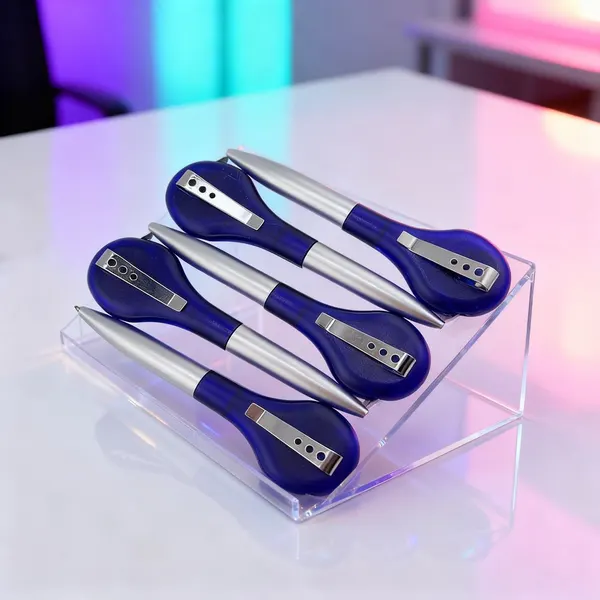 Kit de 5 Plumas con Flexómetro Integrado Para Medir Ideal Oficina