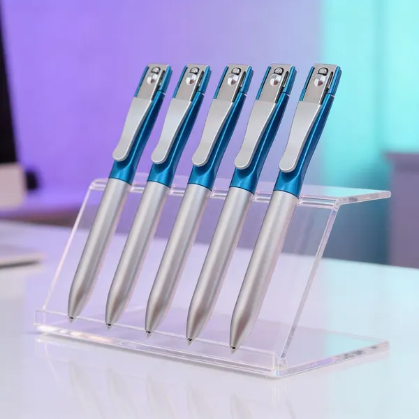 Kit de 5 Plumas con Cortauñas para Oficina Funcional