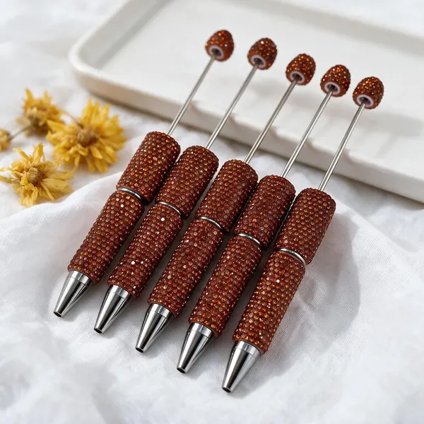 Pack de 5 Plumas con Cristales