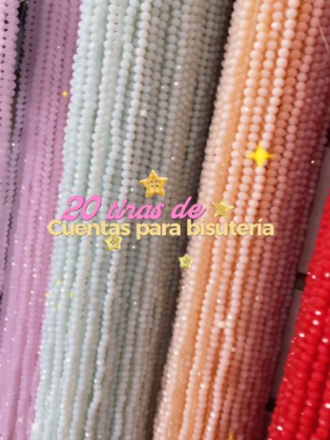 ✨ Cuentas de cristal en diferentes medidas para todas tus… — video de TikTok